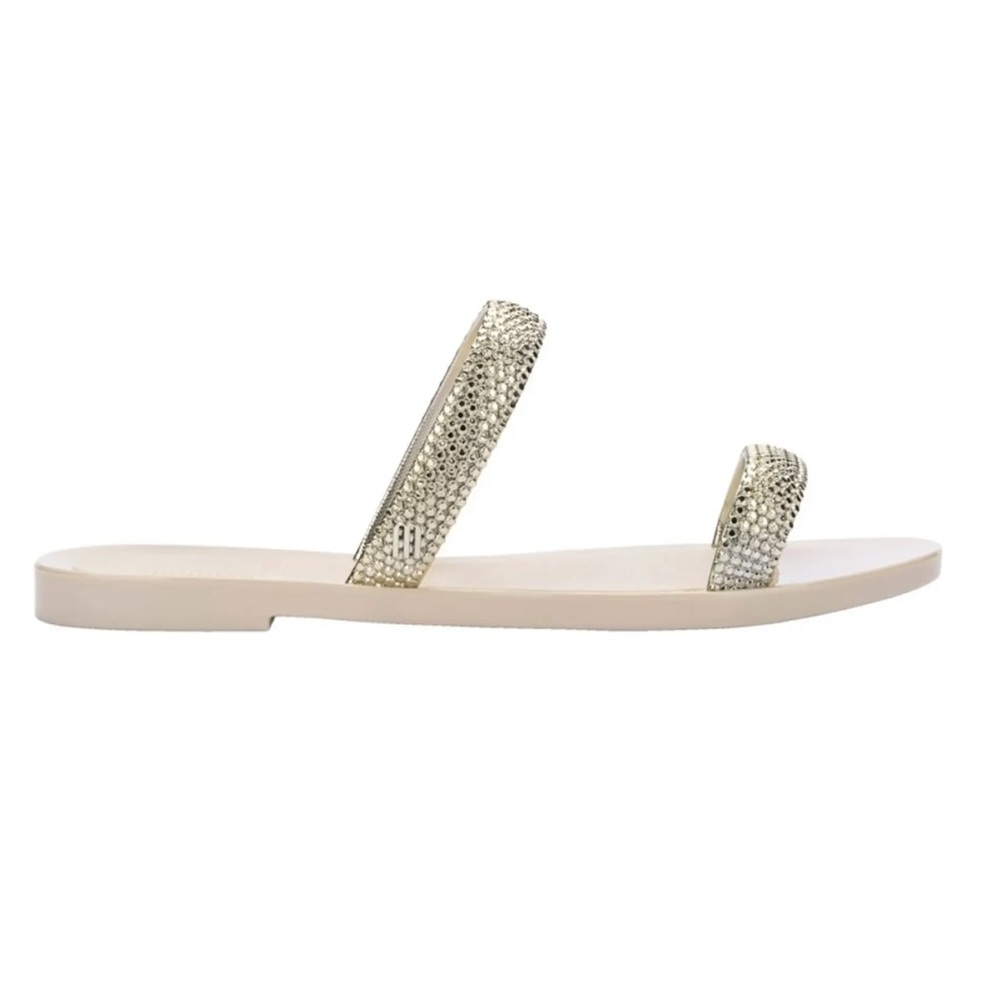 Melissa Beige Glitz Sandal - Picture 3 of 5